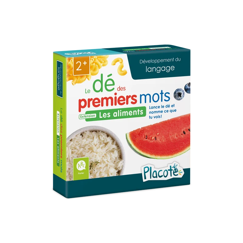 Le dé des premiers mots - Les aliments (extension)