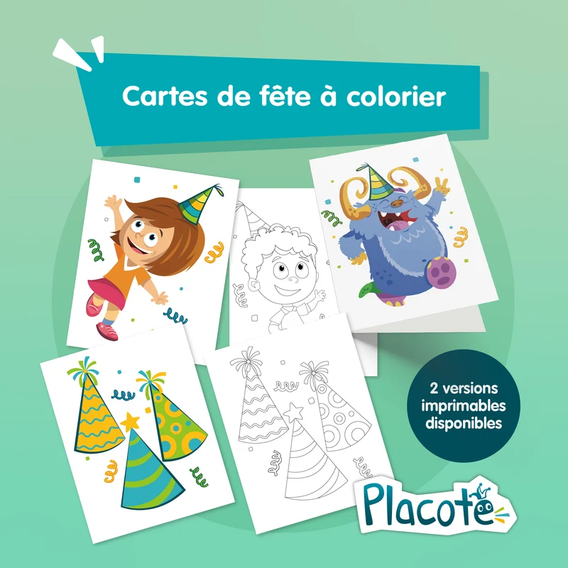 Cartes de fête à personnaliser
