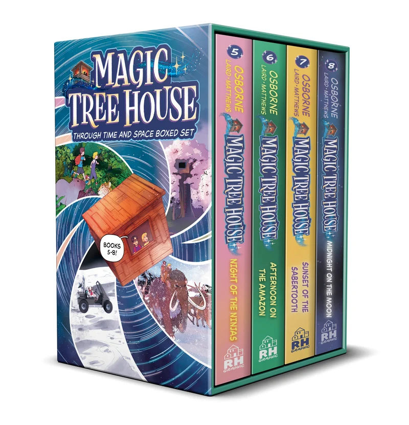 Coffret Magic Tree House Through Time And Space : Romans graphiques 5 et 8