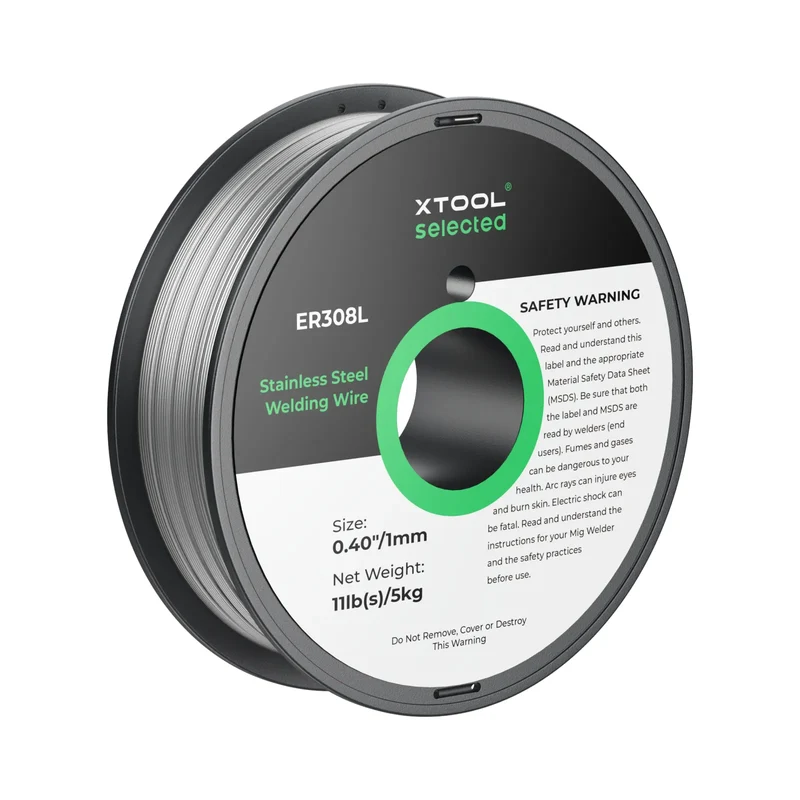 1 mm Fil de soudure en acier inoxydable ER308L, bobine de 5 kg