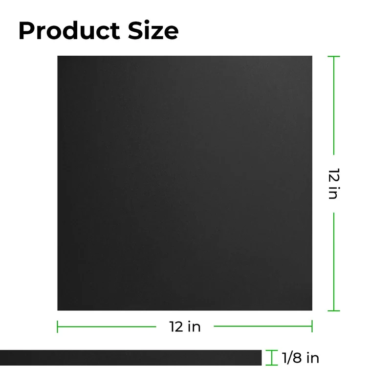 Plexiglas acrylique noir dépoli d'épaisseur 3 mm