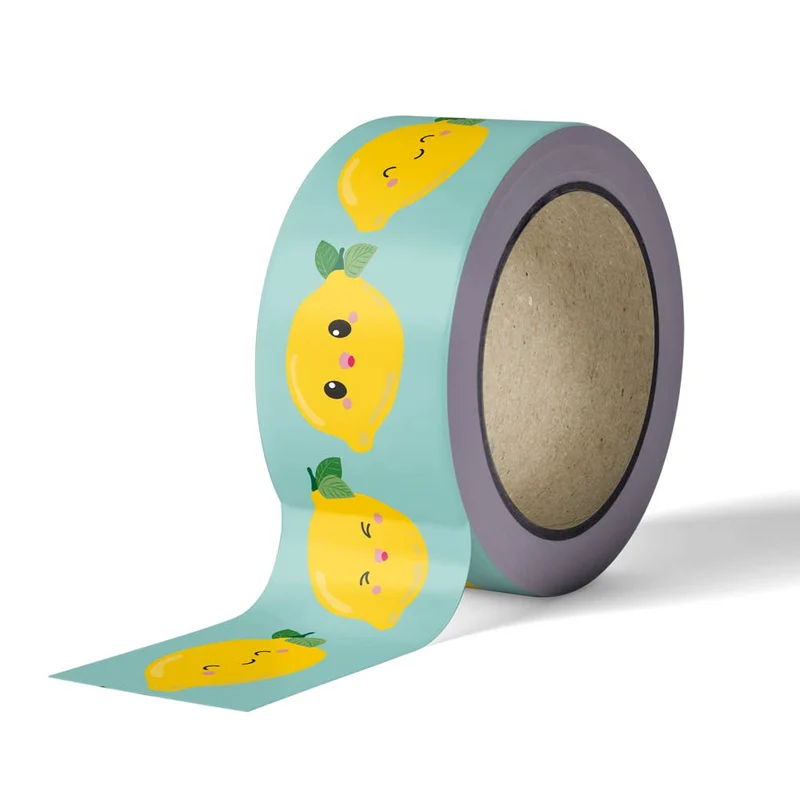 Washi Tape Citron – Ruban Adhésif Décoratif Kawaii & Bullet Journal