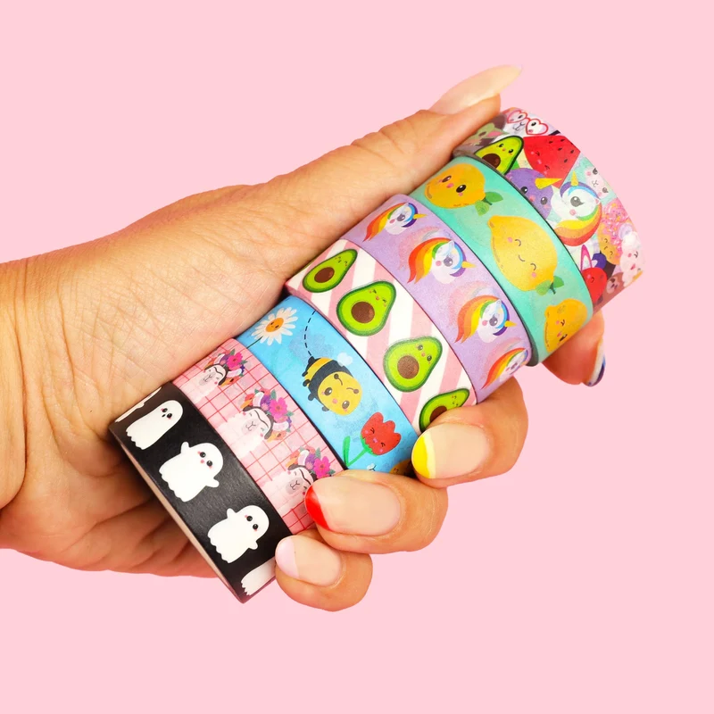 Washi Tape Citron – Ruban Adhésif Décoratif Kawaii & Bullet Journal