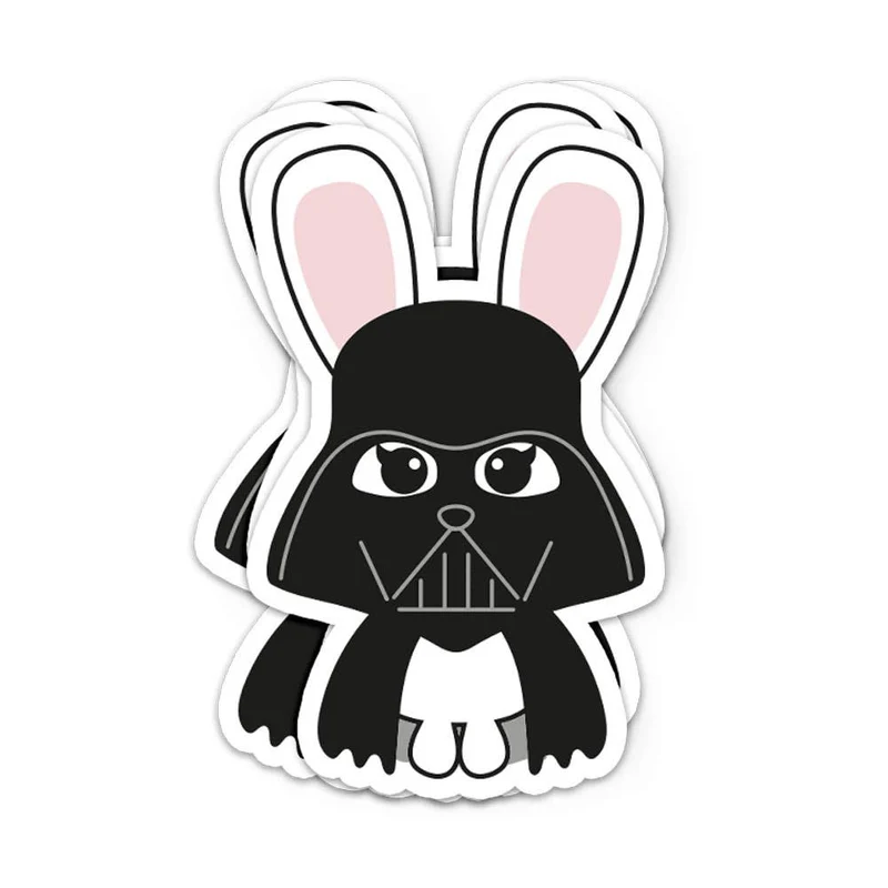 Sticker Star Wars Darth Bunny – Sticker Kawaii Dark Vador Lapin