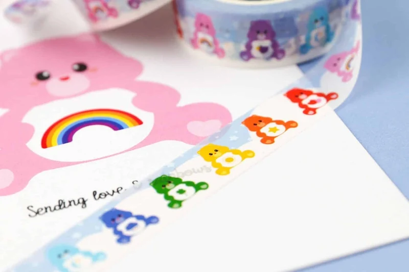 Washi Tape Care Bears – Ruban adhésif coloré Studio Inktvis Bullet Journal
