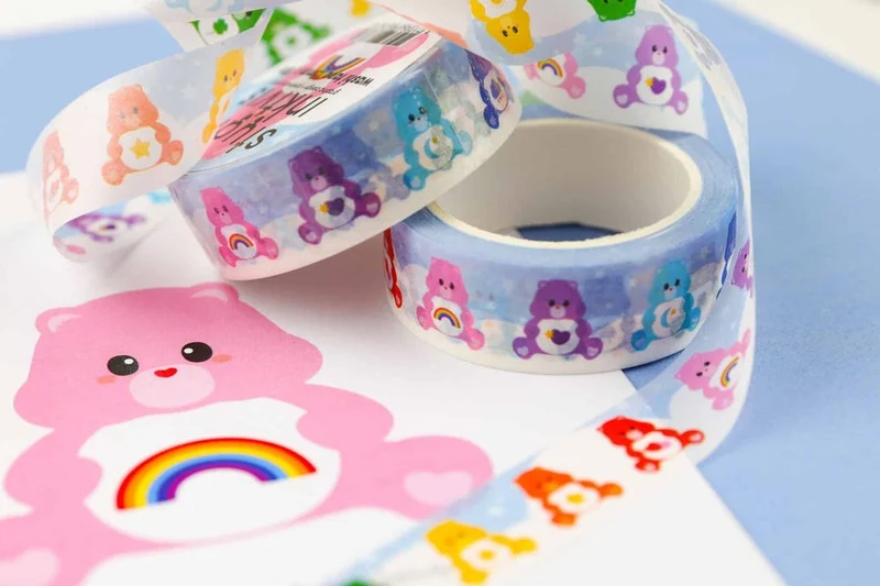 Washi Tape Care Bears – Ruban adhésif coloré Studio Inktvis Bullet Journal