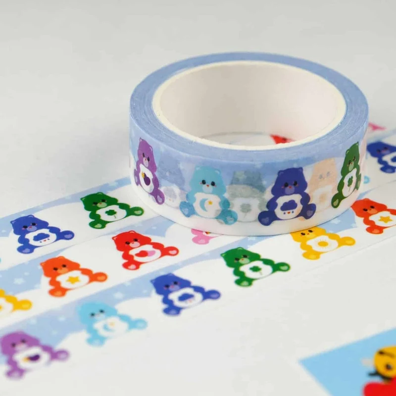 Washi Tape Care Bears – Ruban adhésif coloré Studio Inktvis Bullet Journal