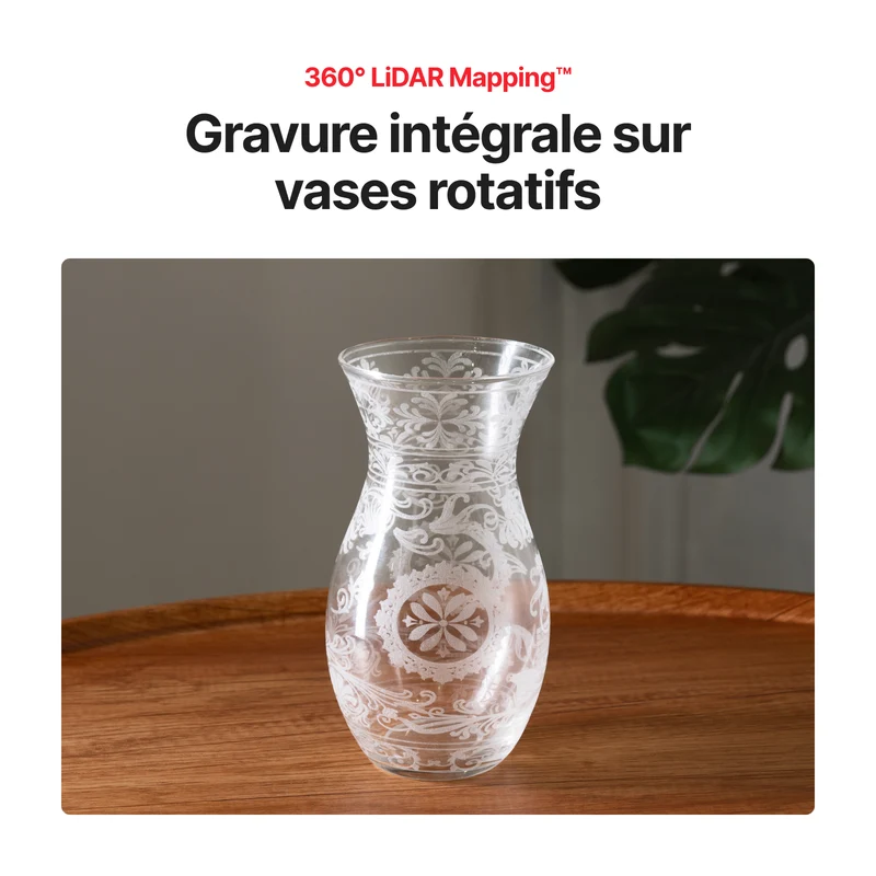 xTool RA3 / RA3 Lite : Gravure rotative intelligente pour bagues, gobelets et ornements