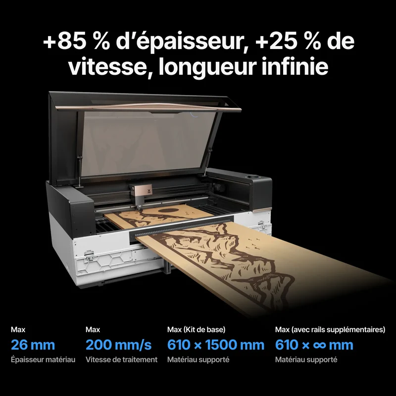 Convoyeur d’alimentation intelligent pour xTool P3