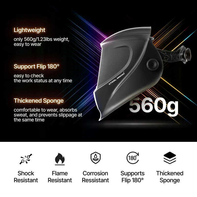 Casque de Soudage Laser Auto-assombrissant 1080nm