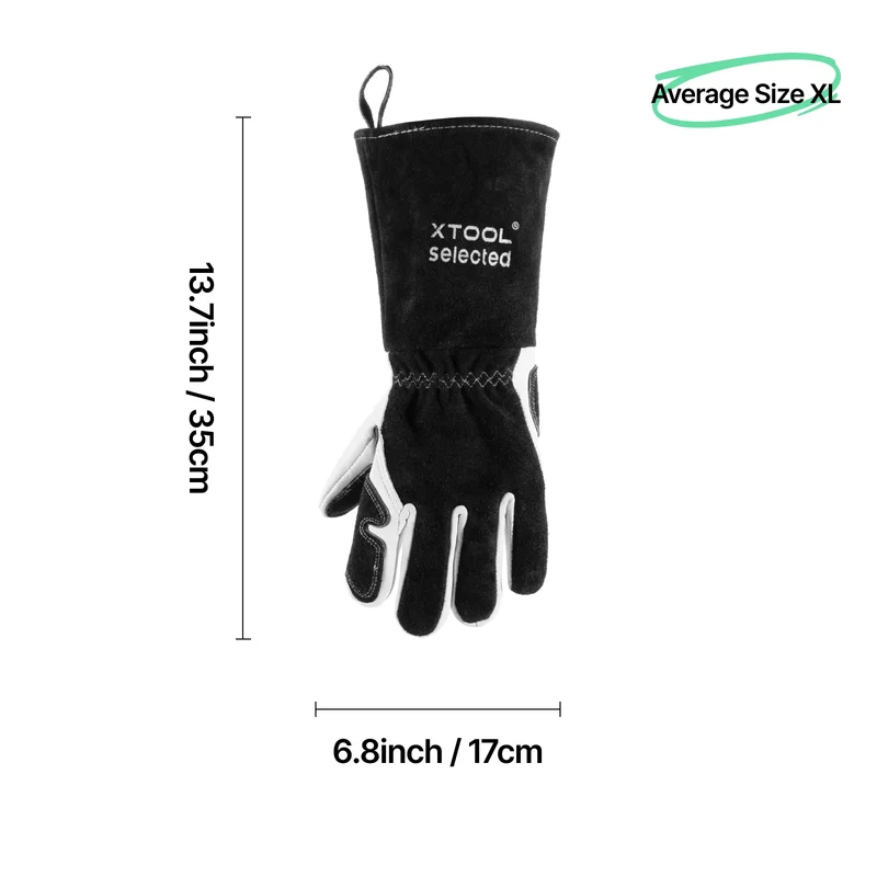 Gants de soudage laser 35,5 cm pour xTool MetalFab