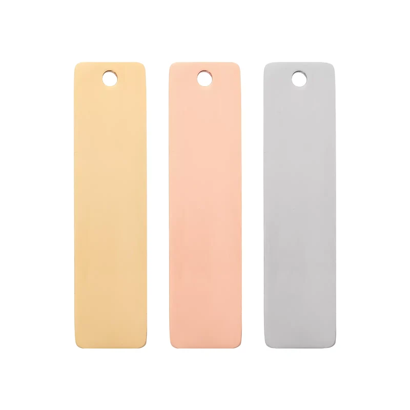 Pendentif barre en acier inoxydable (30 pièces)