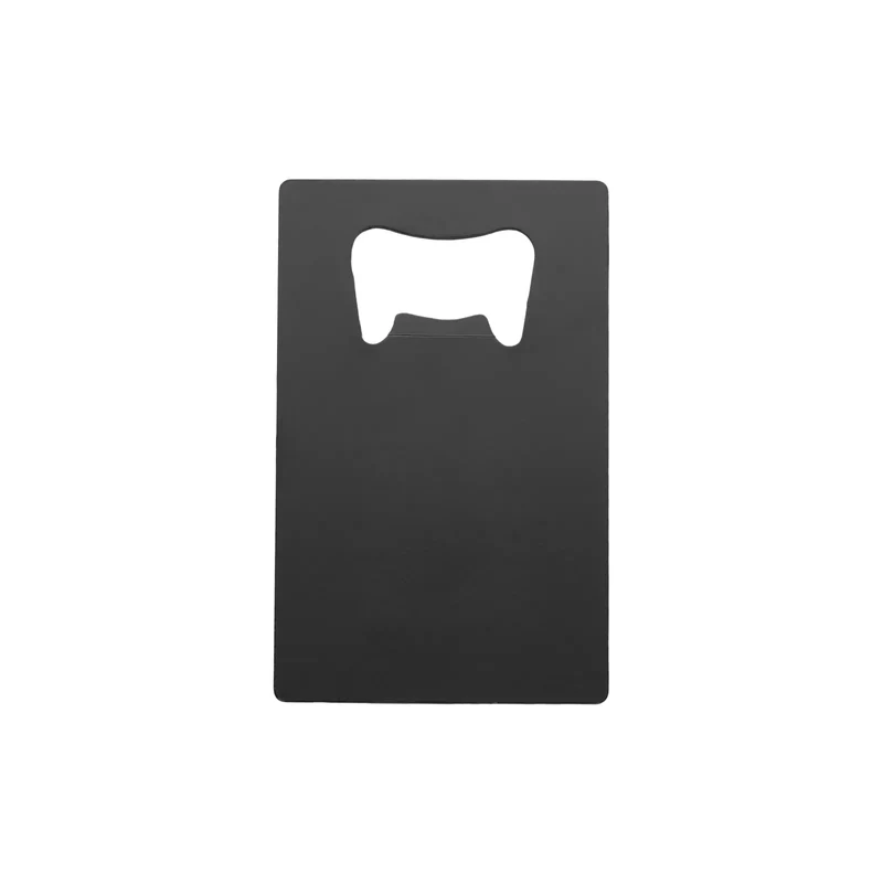 Ouvre-bouteille carte de crédit noire (10 pièces)
