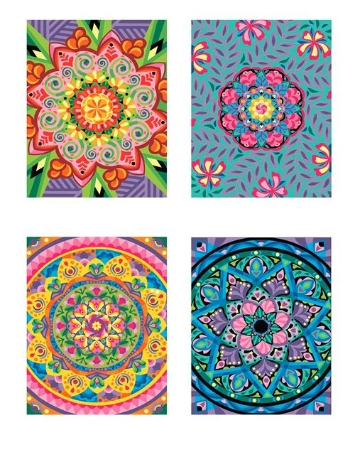 Coloriages mystères Mandalas végétaux – Livre de coloriage relaxant Edition Marabout