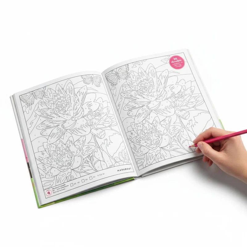 Coloriages mystères Les merveilles de la nature – Livre de coloriage créatif Edition Marabout