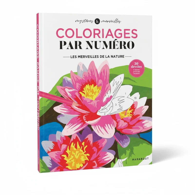 Coloriages mystères Les merveilles de la nature – Livre de coloriage créatif Edition Marabout