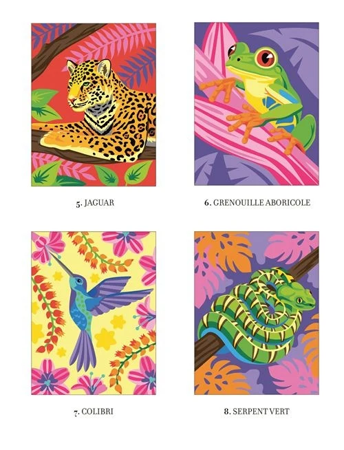 Coloriages Mystères Animaux – Livre Art-Thérapie Adulte Marabout