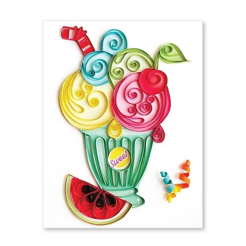 Coffret Quilling Sweet Treats BOX CANDIY® – Kit Créatif Papier Gourmand Enfant dès 6 ans