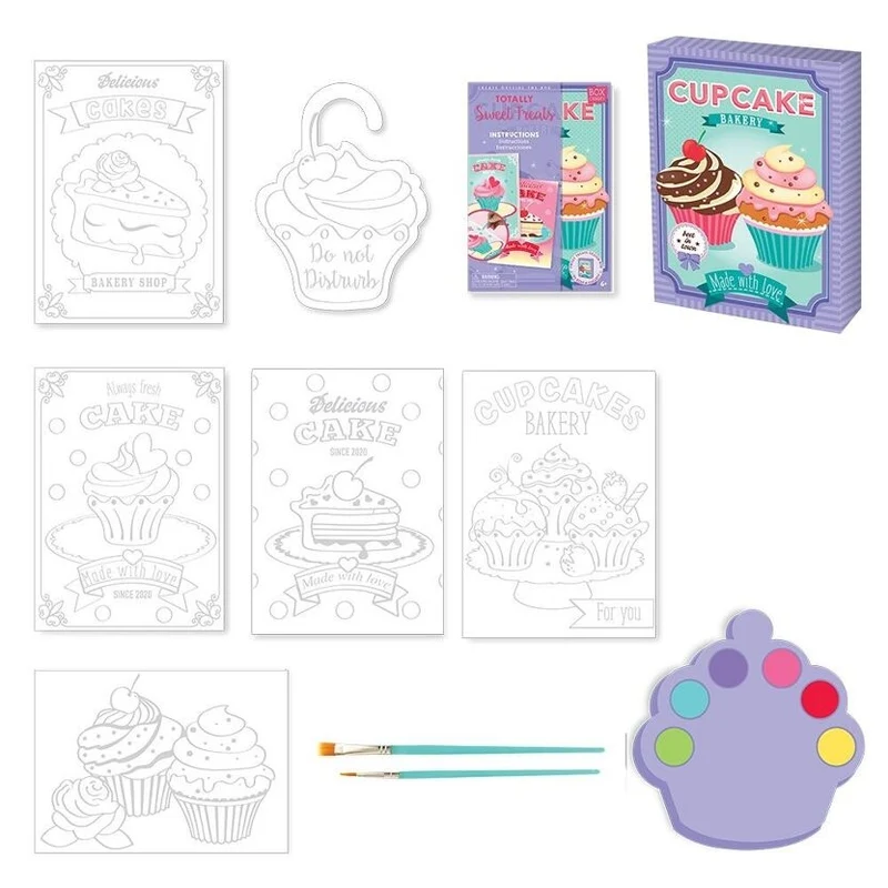 Coffret Aquarelle Sweet Treats BOX CANDIY® – Kit Créatif Gourmand Enfant dès 6 ans