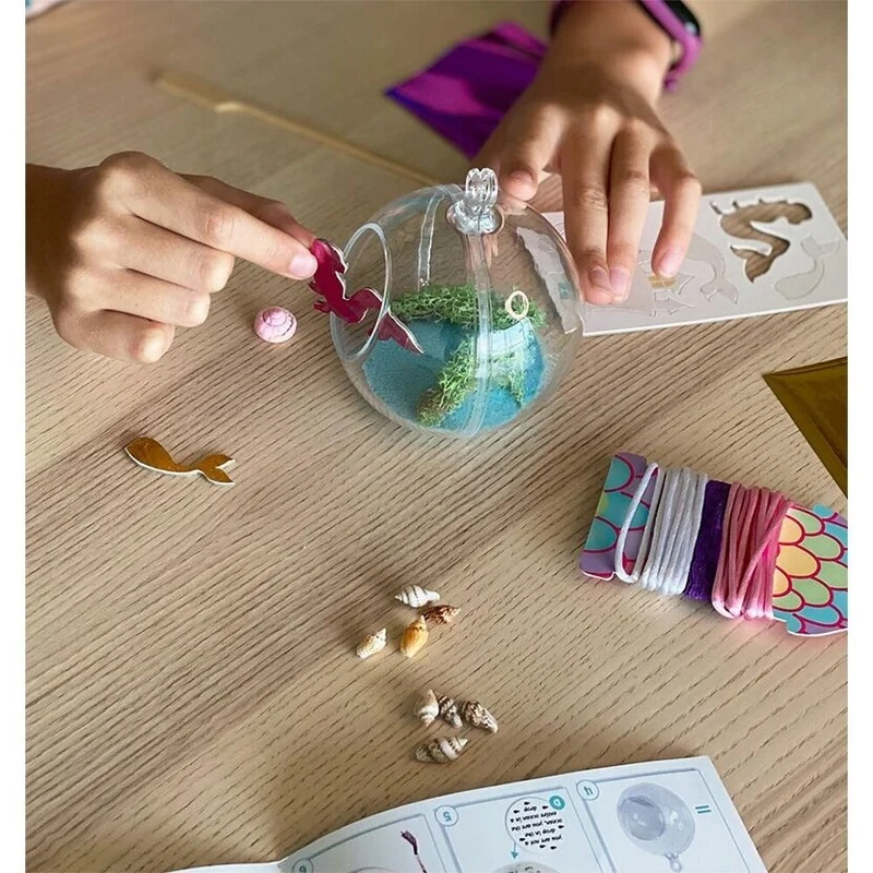 Coffret Terrarium Sirène BOX CANDIY® – Kit Créatif Enfant Univers Marin dès 6 ans