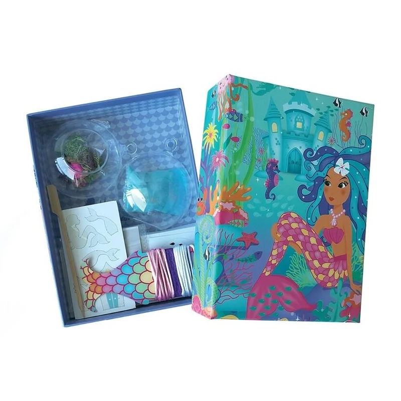 Coffret Terrarium Sirène BOX CANDIY® – Kit Créatif Enfant Univers Marin dès 6 ans