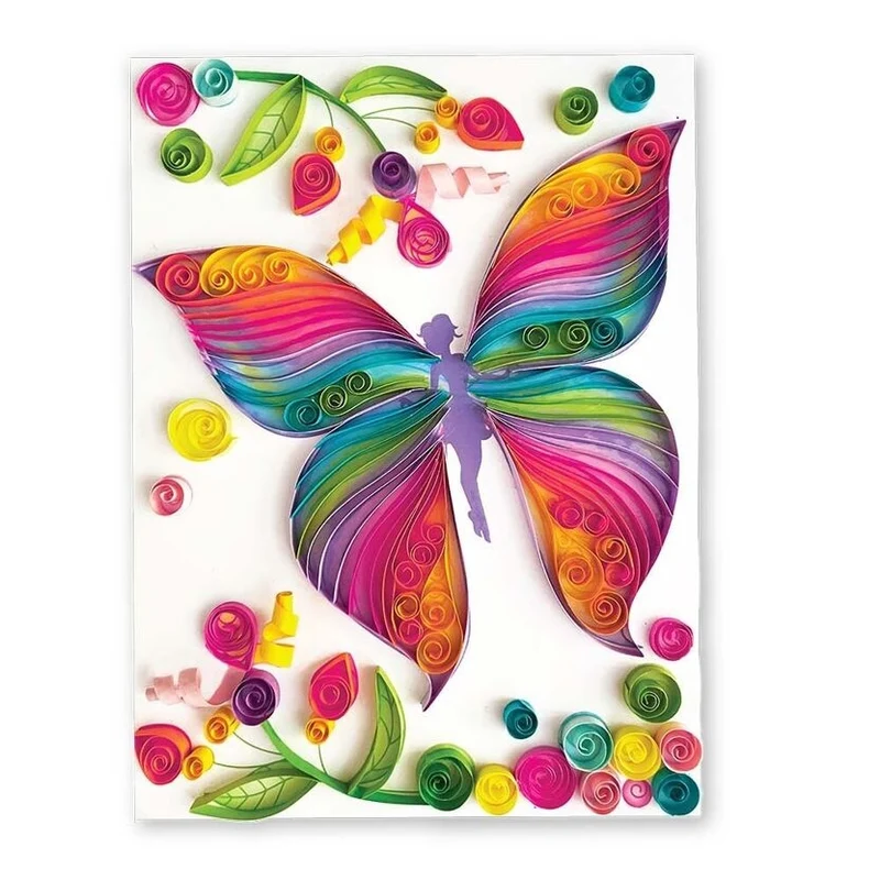 Coffret Quilling Licorne BOX CANDIY® – Kit Créatif Papier Enfant DIY dès 6 ans