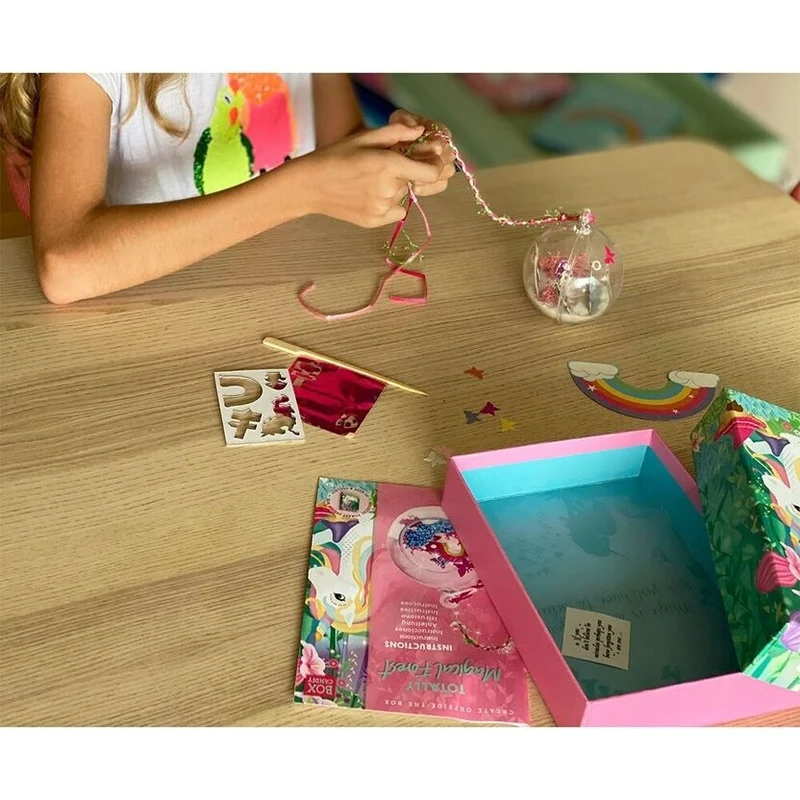 Kit terrarium licorne enfant BOX CANDIY® – Loisirs créatifs forêt magique