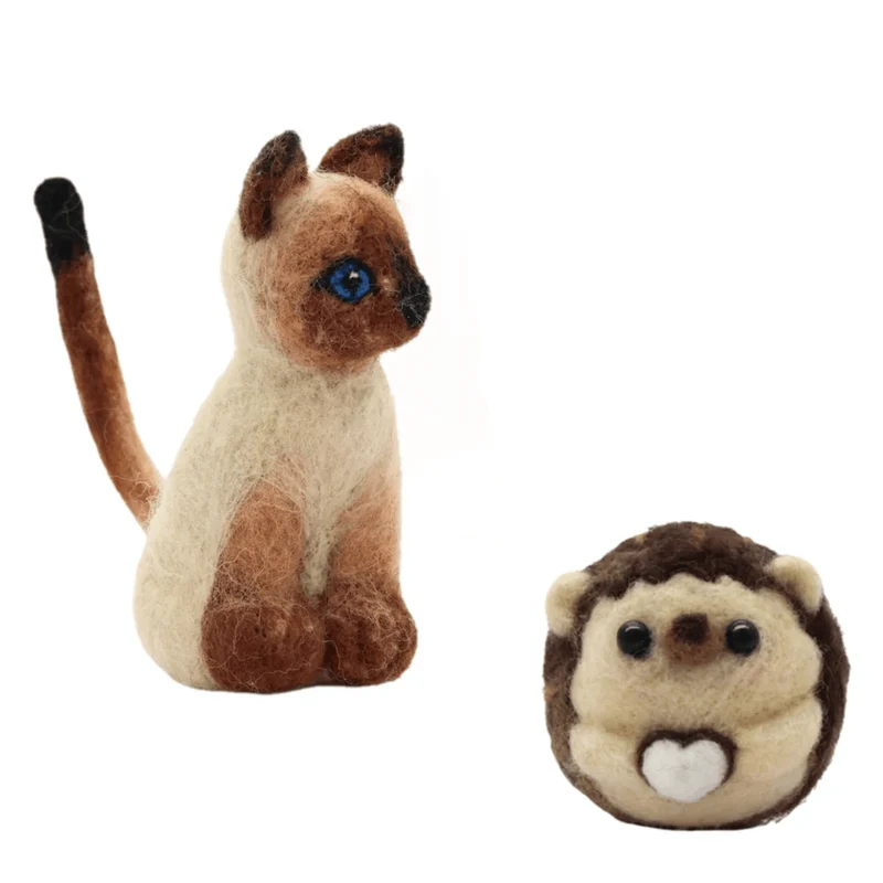 Kit de feutrage à l'aiguille - Chat Tonkinois (ML)