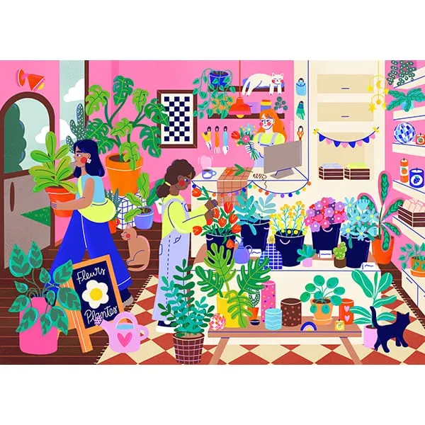 Plantes et fleurs, Coquiette (500pcs)