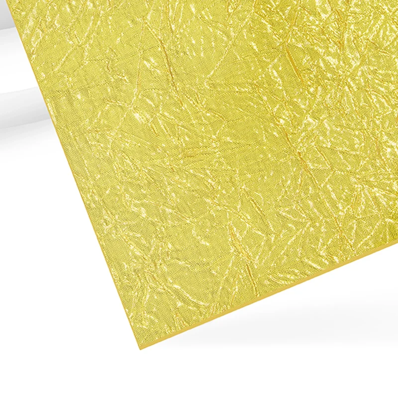 Feuille acrylique maillage métallique doré 3mm (3 pièces)