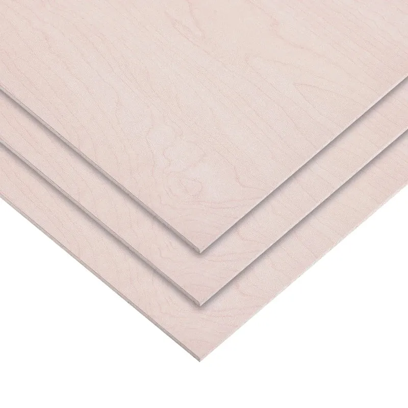 Panneau MDF imitation érable 3 mm (10 pièces)