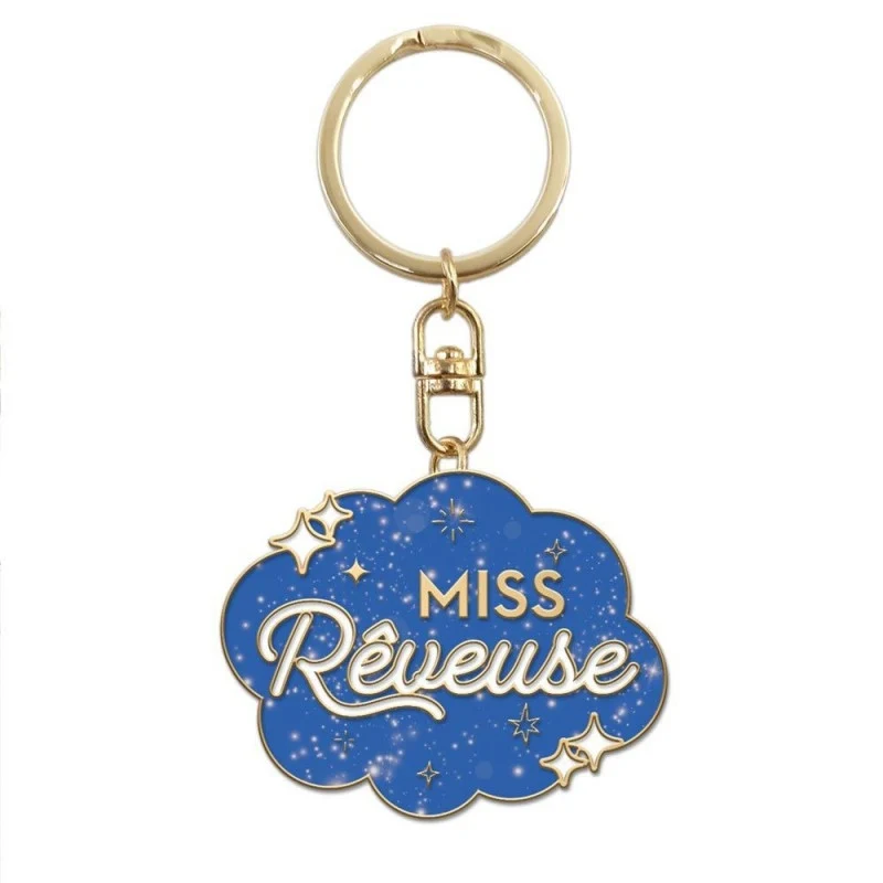 Porte-Clés Paillettes Miss Rêveuse – Accessoire Femme Brillant