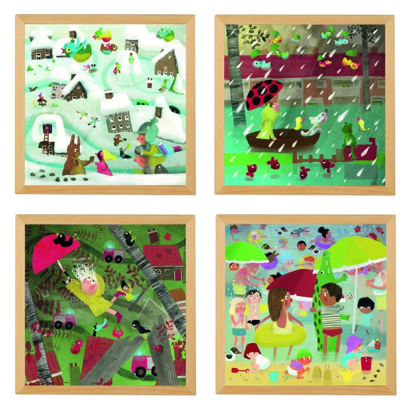 Coffret des 4 puzzles Météo extrême