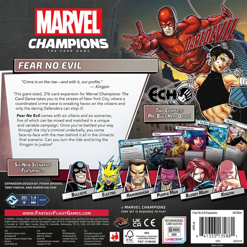 Marvel Champions JCE: Peur de Rien - Extension (FR)
