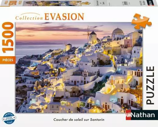 Coucher de soleil sur Santorin (1500 pcs)