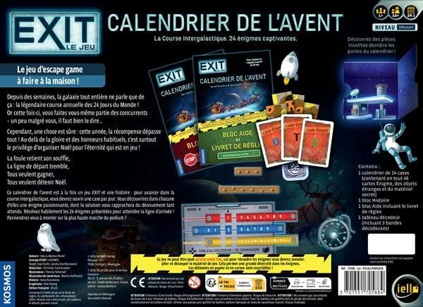 EXIT - Calendrier de l'Avent 2026: Course Intergalactique (FR)