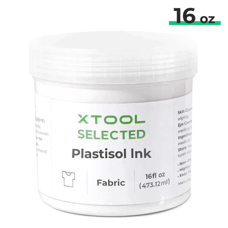 Encre Plastisol Blanche pour Impression sur Tissu (473 ml)