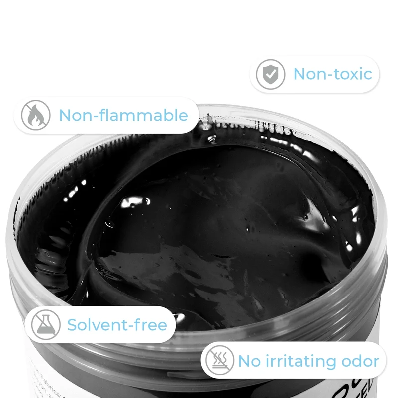 Encre Plastisol Noire pour Impression sur Tissu (473 ml)