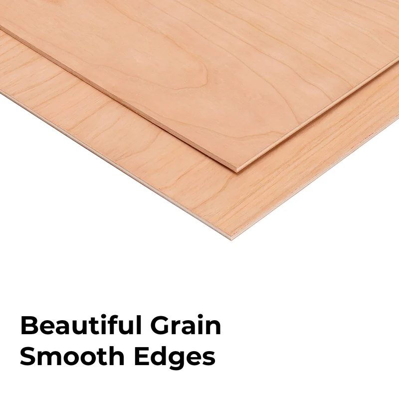 Plaques de Contreplaqué en Bois de Cerisier 3mm (6pcs)
