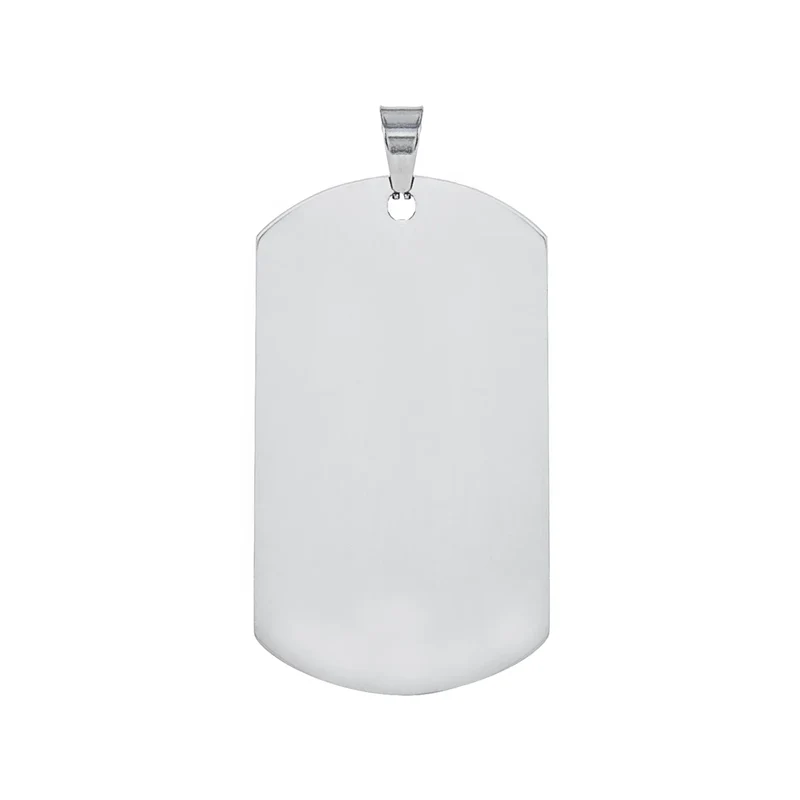 Pendentif militaire en acier inoxydable (10 pièces)