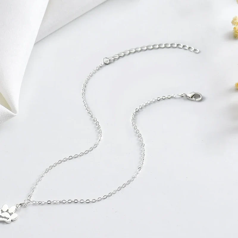 Argent Chaînes en acier inoxydable (10 pièces)