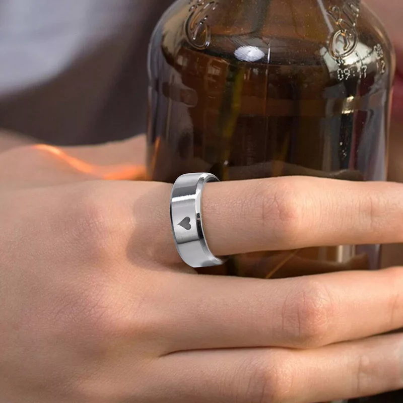 Bague en acier inoxydable (10 pièces)