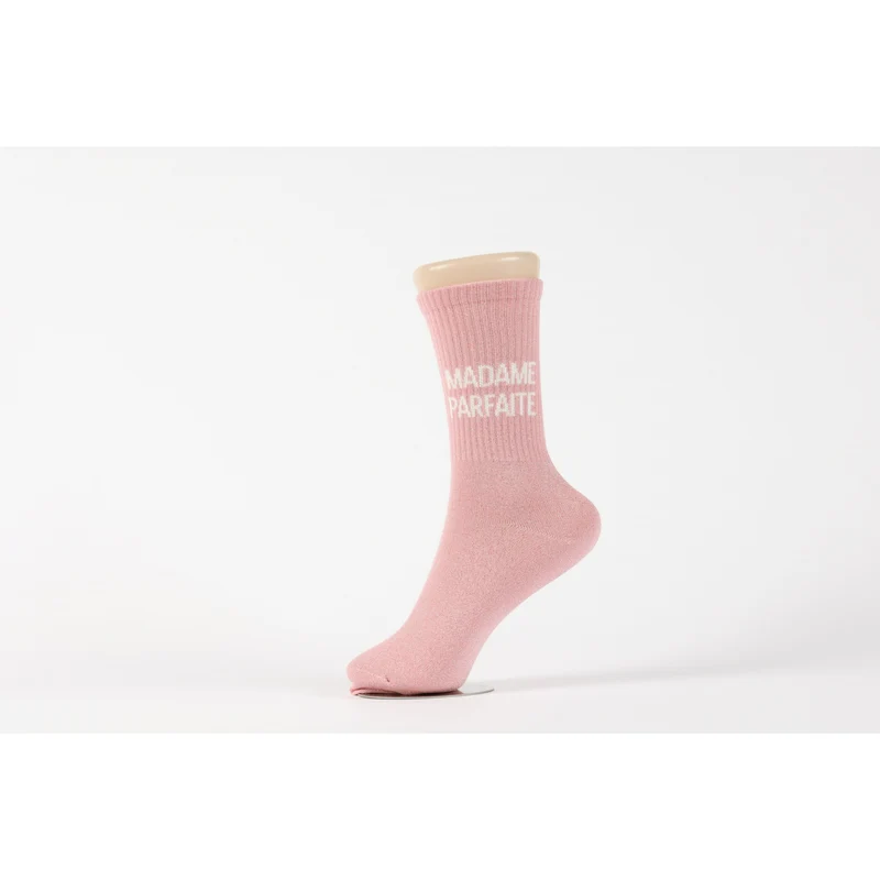 Chaussettes MADAME PARFAITE à Paillettes – Message Chic & Fun (36-42)