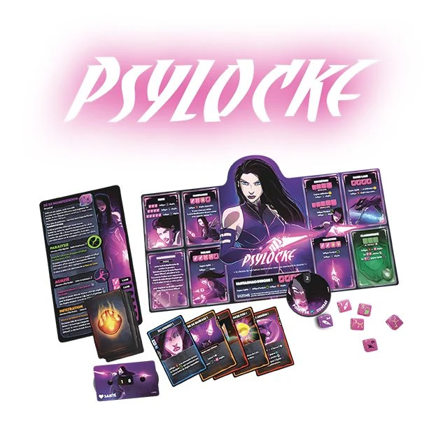 Dice Throne Marvel - Iceberg, Psylocke, Tornade, Wolverine