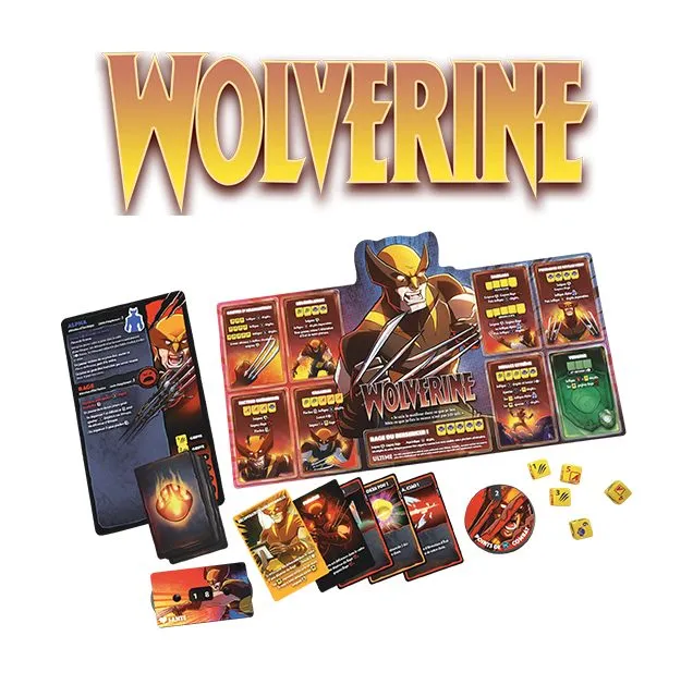 Dice Throne Marvel - Iceberg, Psylocke, Tornade, Wolverine
