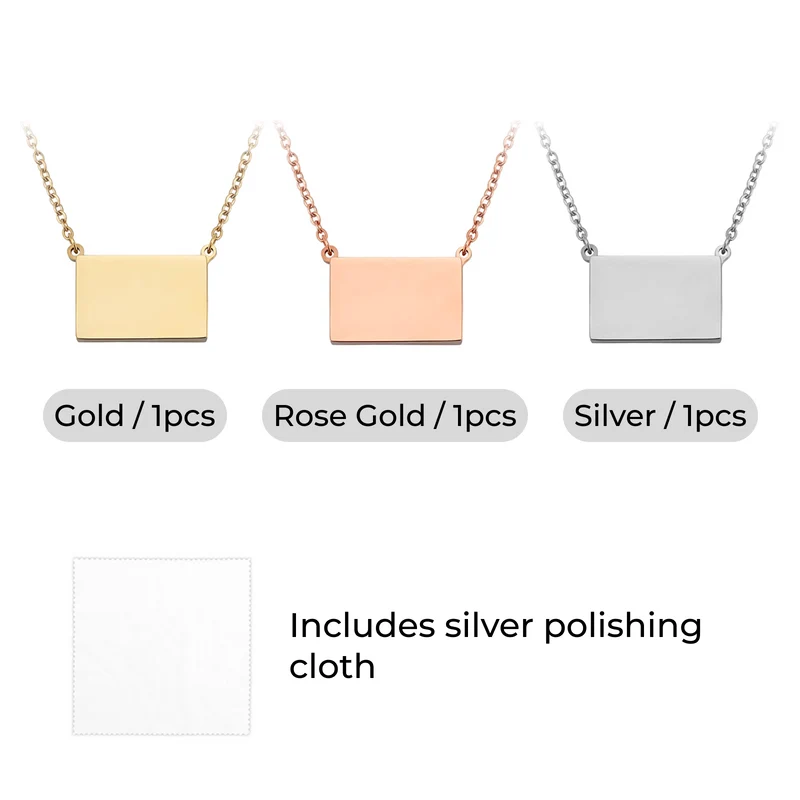 Collier enveloppe extractible en acier inoxydable (3 pcs)