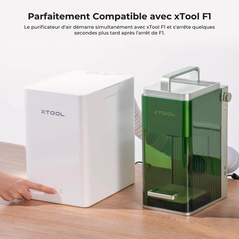 xTool Purificateur d'Air de Bureau pour M2/F2/F1/F1/M1 Ultra