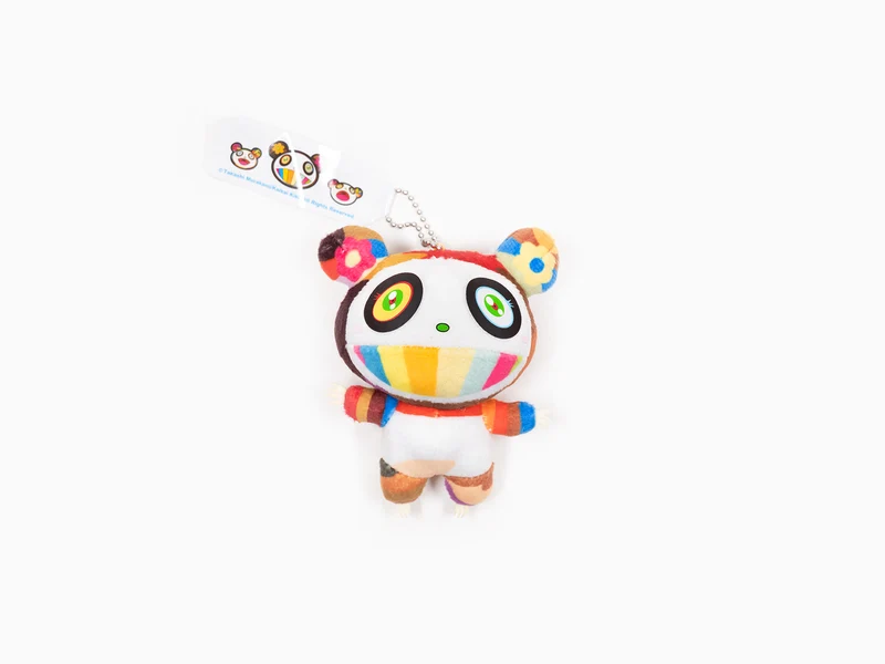 Takashi Murakami - Mini porte-clés en peluche en forme de panda