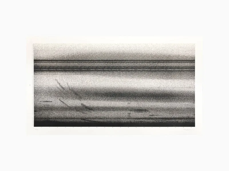Thomas Bangalter - Étoffe sonore pour La Caverne du Pont Neuf – Spectrogramme préparatoire, extrait de 41 secondes, 2026