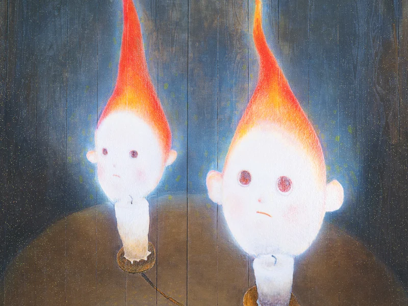 Atelier Otani - Frère et sœur bougies